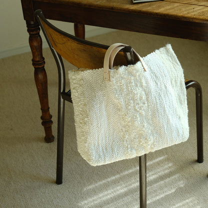 ［tatetoyoco］裂き織りバッグ（ポコ）