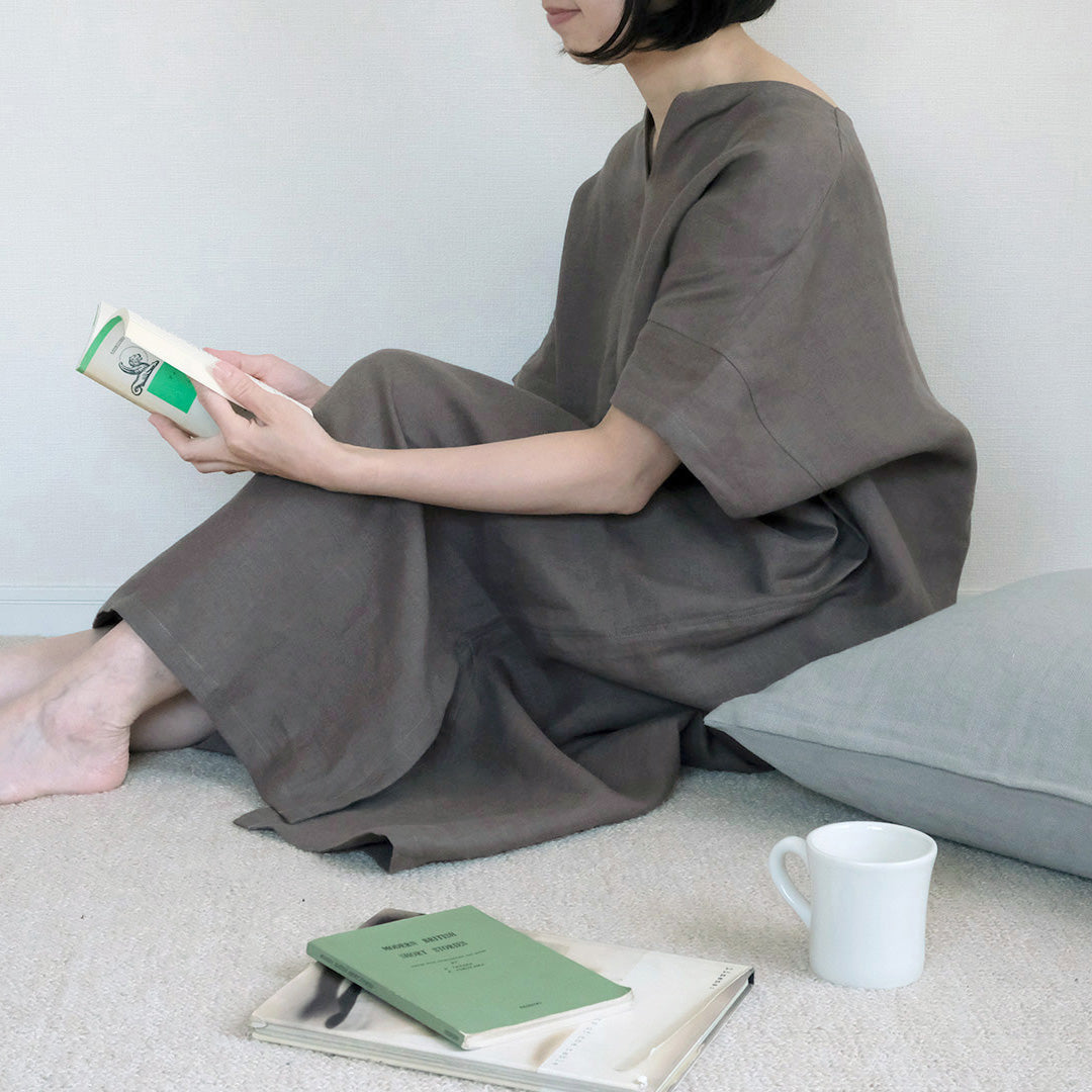 TLB HOME ハーフスリーブカフタン