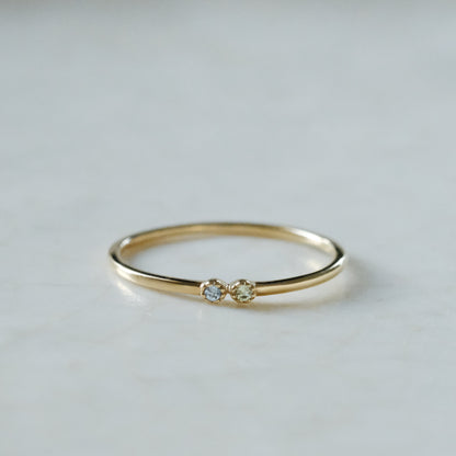【受注商品】［cobaco］Birthstone Ring_milgrain