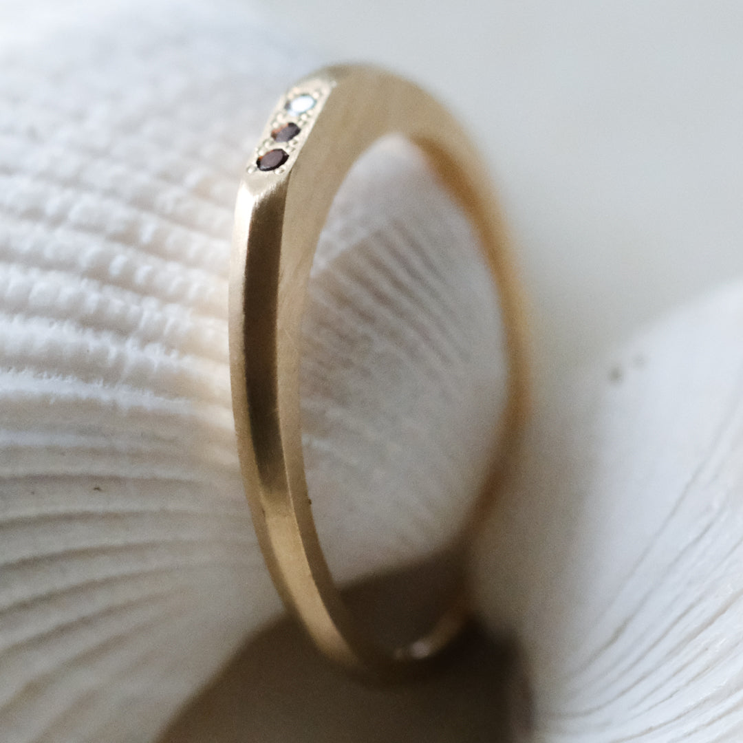 【受注商品】［cobaco］Birthstone Ring_signet