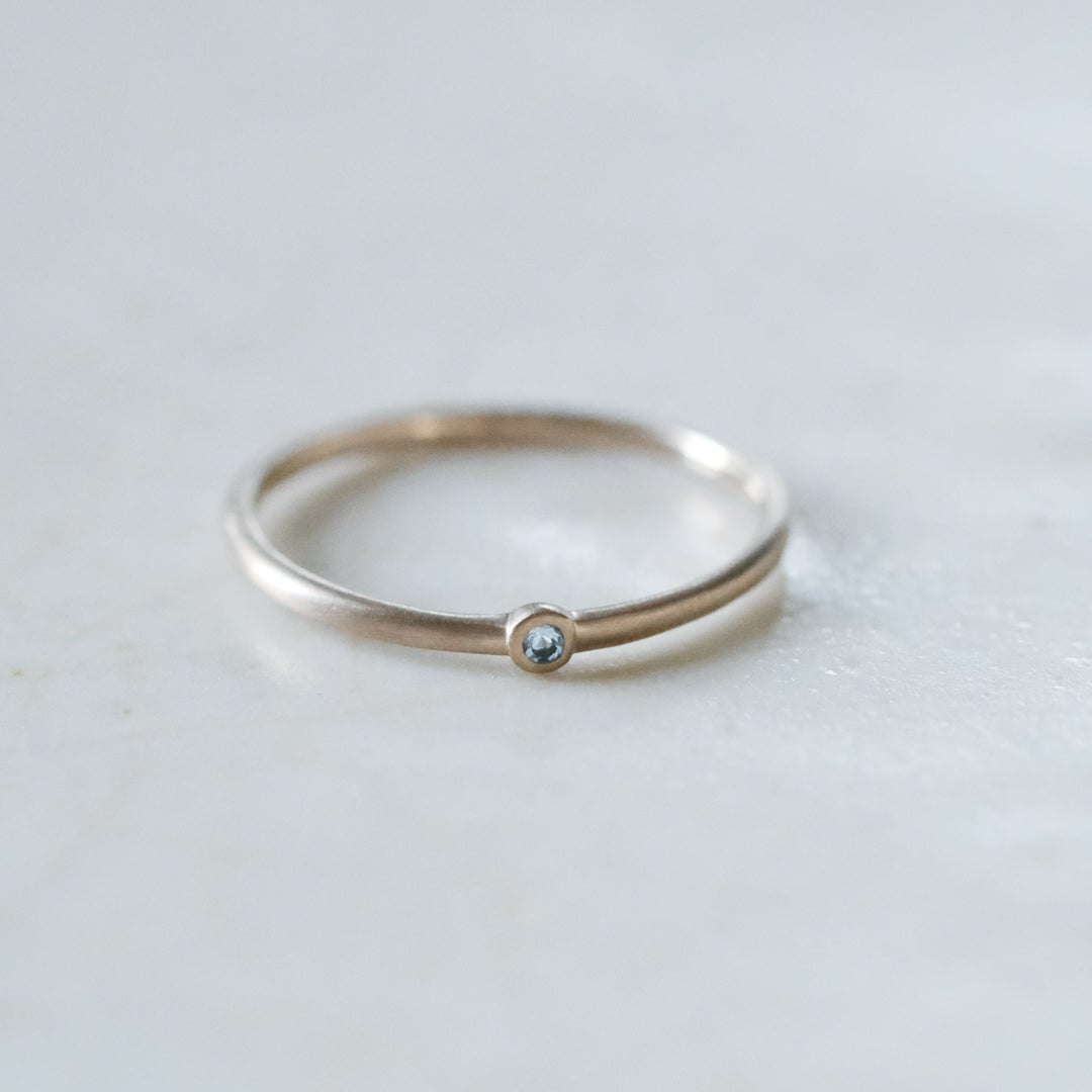 【受注商品】［cobaco］Birthstone Ring_matte
