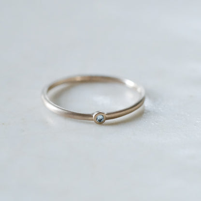 【受注商品】［cobaco］Birthstone Ring_matte