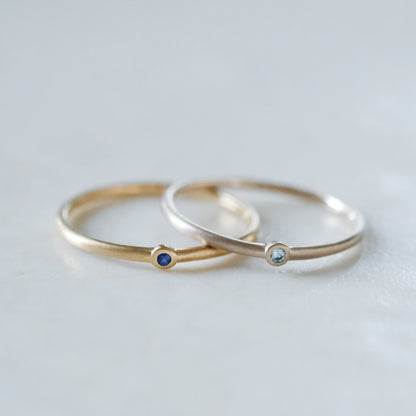 【受注商品】［cobaco］Birthstone Ring_matte