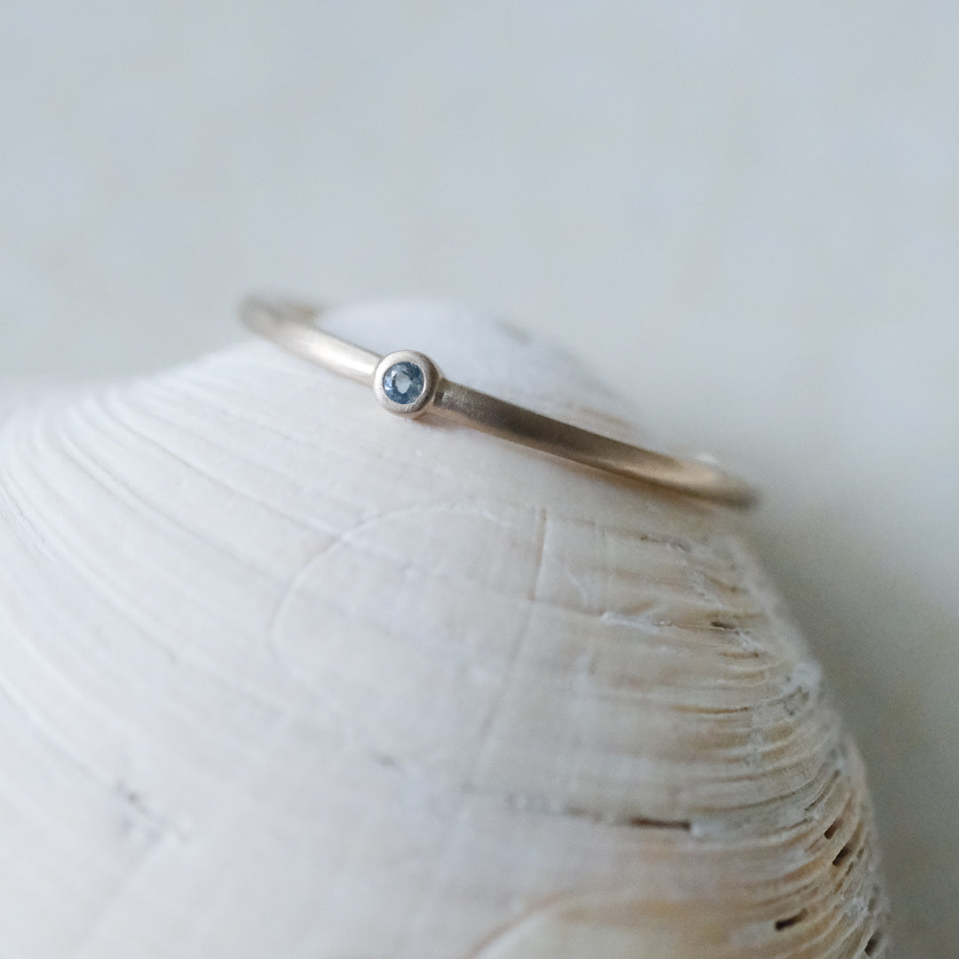 【受注商品】［cobaco］Birthstone Ring_matte