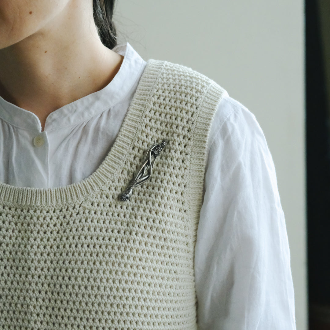 ［Furuhashi michiko］ムスカリのブローチ