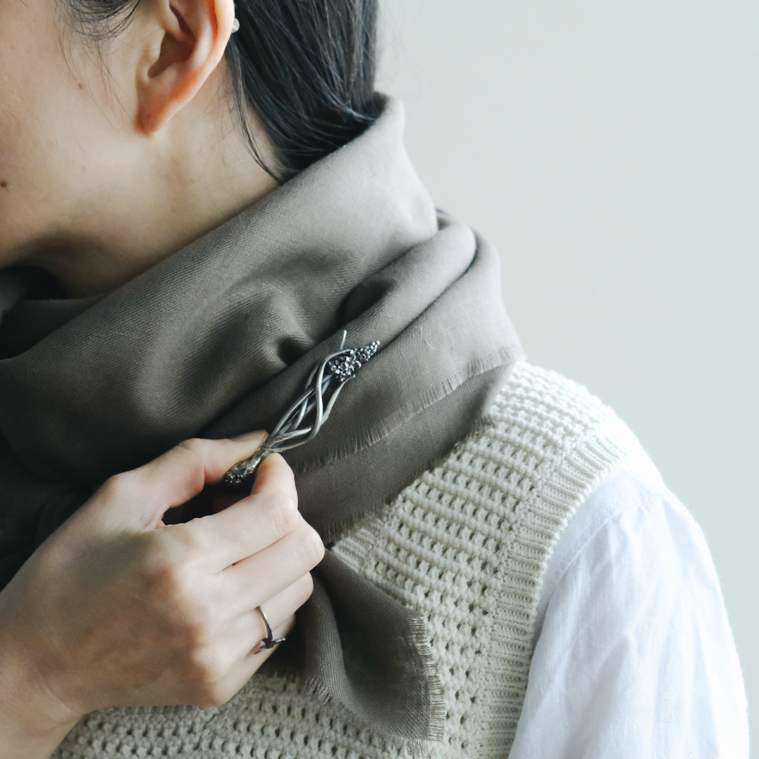 ［Furuhashi michiko］ムスカリのブローチ