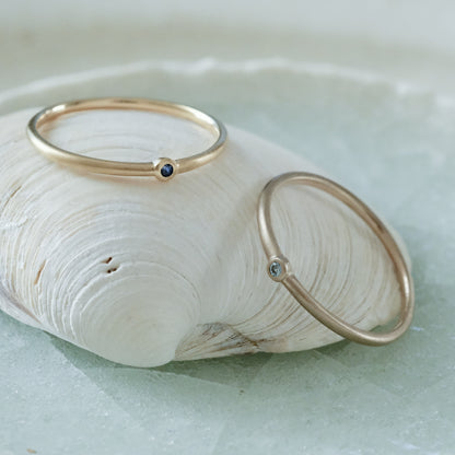 【受注商品】［cobaco］Birthstone Ring_matte