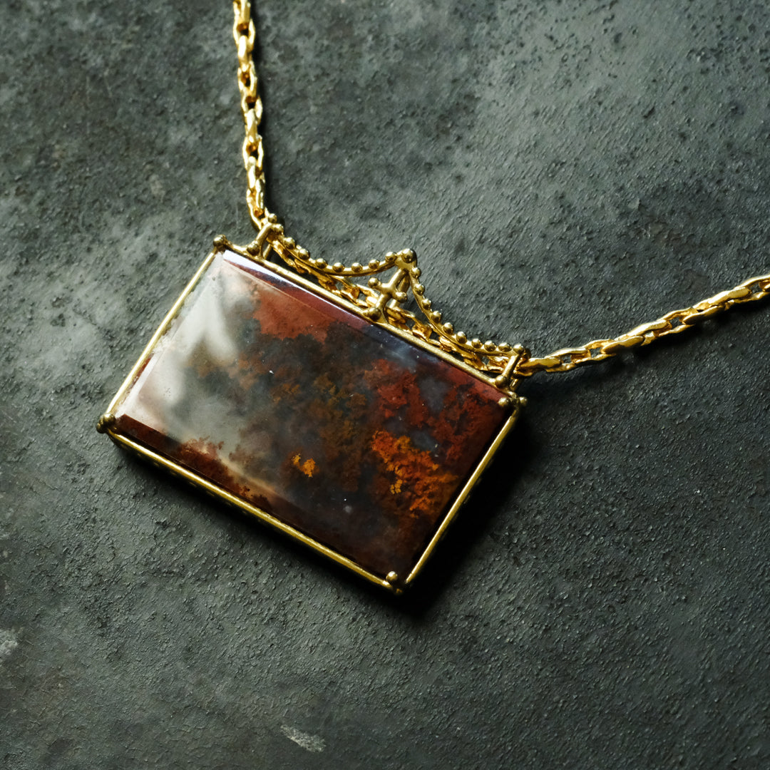 装身具LCF／真鍮と天然石のネックレス 一石 – Envelope - エンベロープ