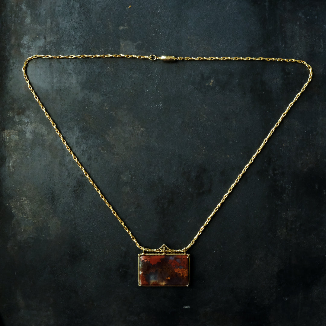 装身具LCF／真鍮と天然石のネックレス 一石 – Envelope - エンベロープ