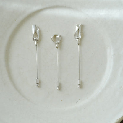 ［Furuhashi michiko］ヤドリギのクラバットピン