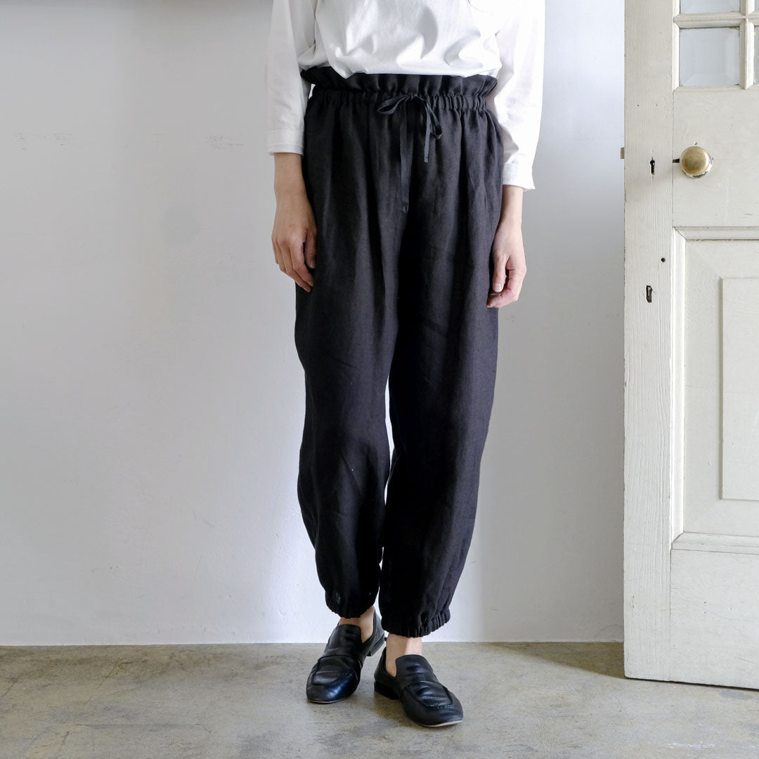 SALUÉ／white label リネンロングペティパンツ
