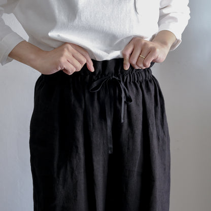 SALUÉ／white label リネンロングペティパンツ