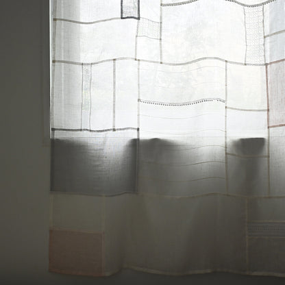 透けるリネンのパッチワーククロスキット