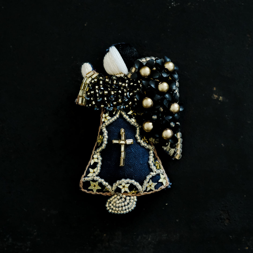 ［BOZZOLO］祈る天使 Brooch （H）