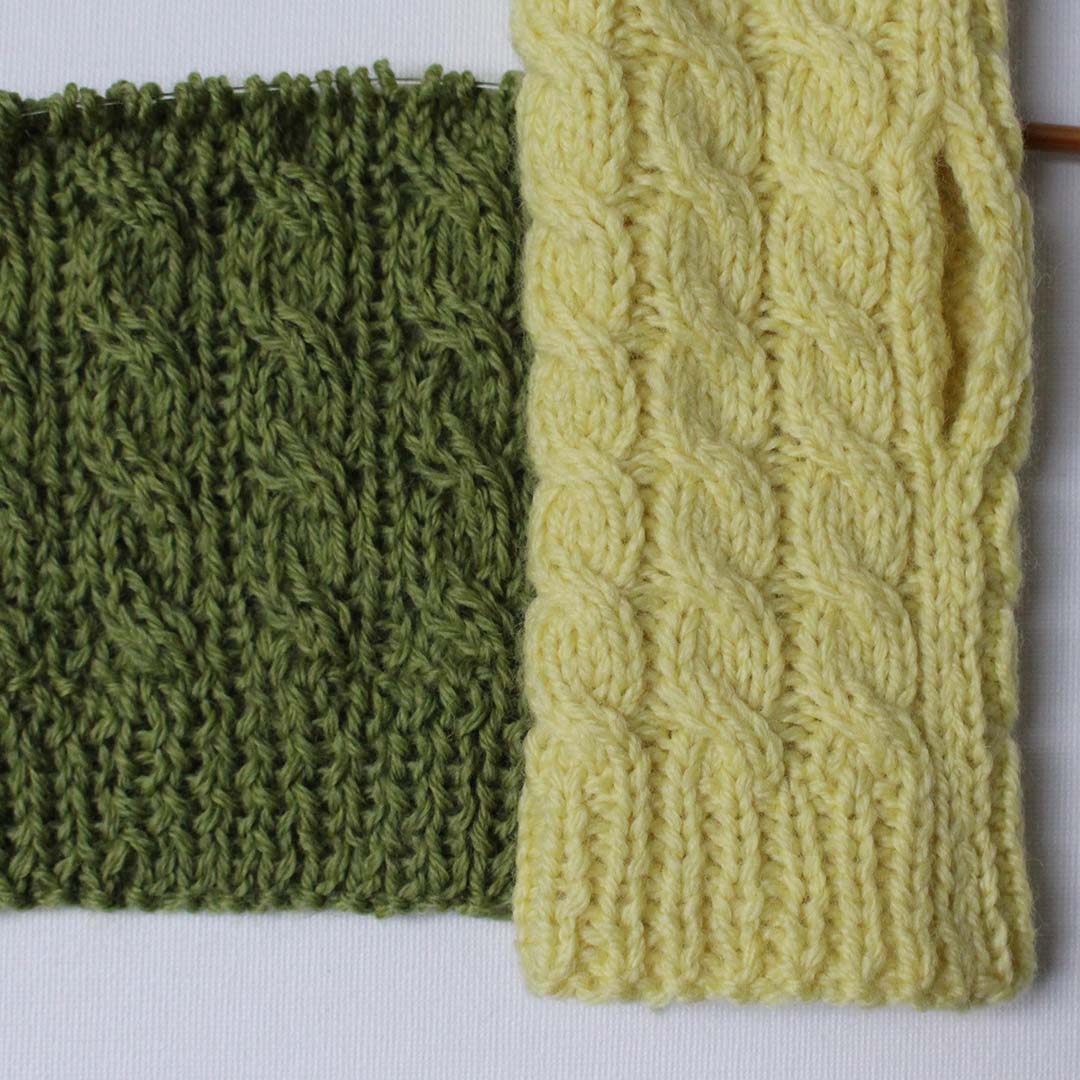 Beginner’s project series 5　交差編みのウォーマー キット