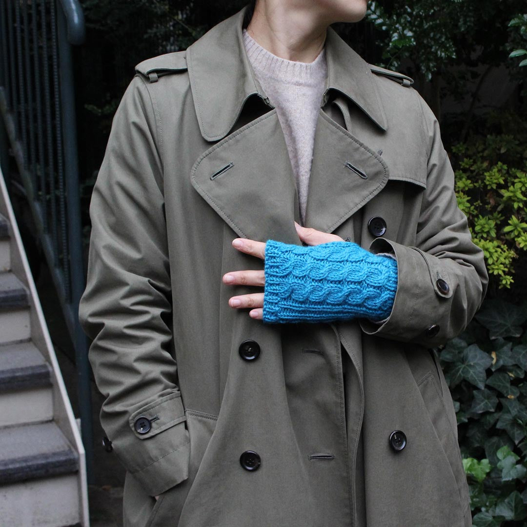 Beginner’s project series 5　交差編みのウォーマー キット