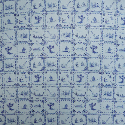 LIBERTY FABRICS「エンプロイーズ・ピクニック」ブルー