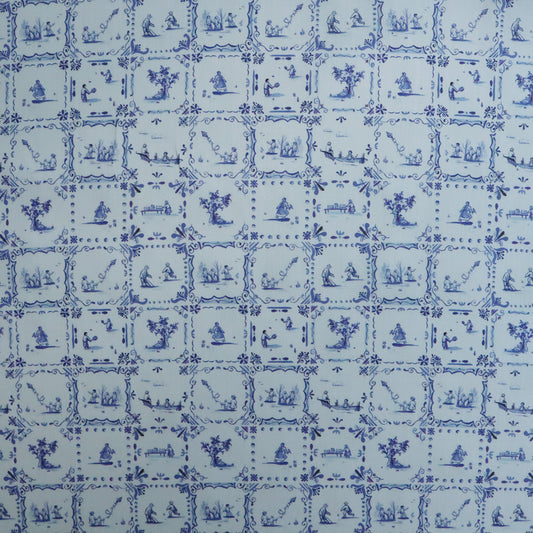 LIBERTY FABRICS「エンプロイーズ・ピクニック」ブルー
