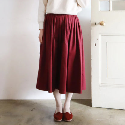 KEI Hayama PLUS シフォン ギャザータックスカート 日本製 KEI Hayama PLUS シフォン ギャザータックスカート 日本製