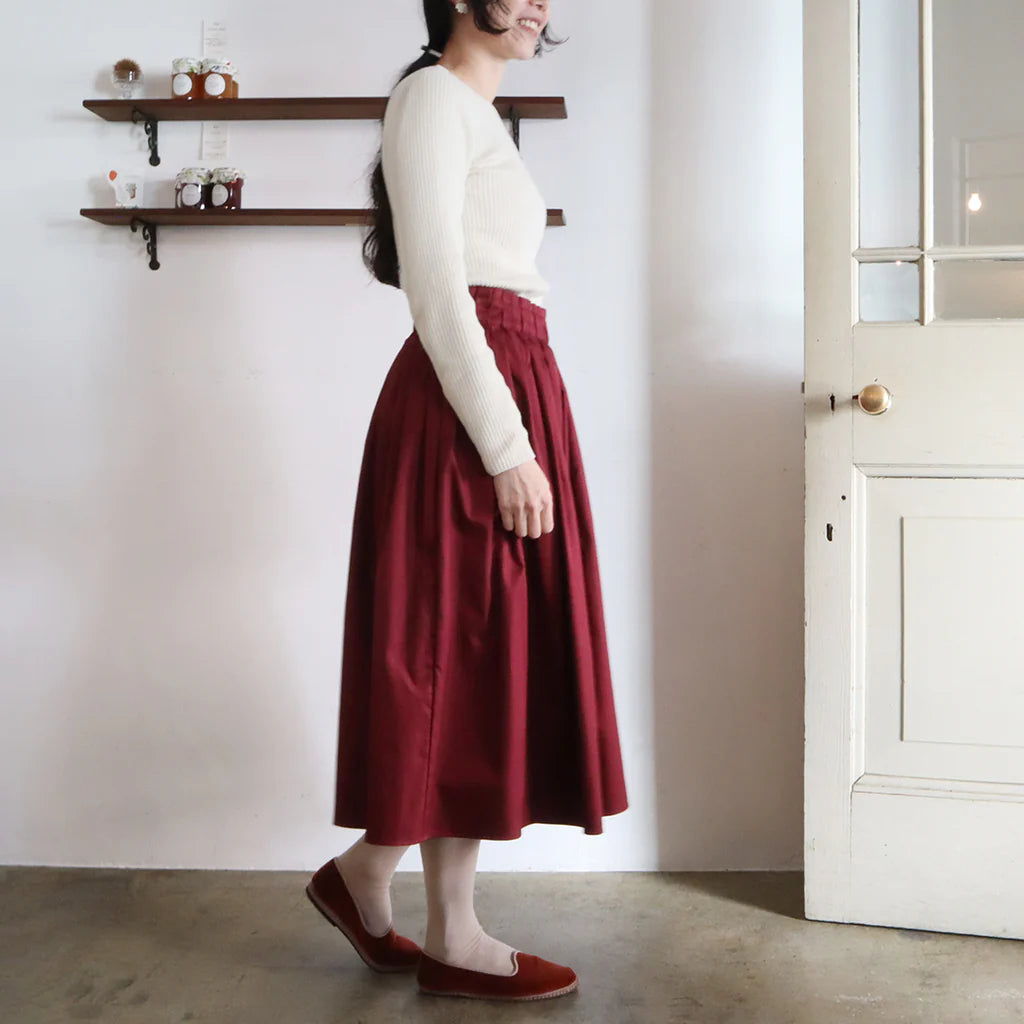 タックギャザースカート　ハンドメイド タックギャザースカート【ギャバジン】キット – Envelope