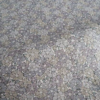 LIBERTY フランダースリネン「セイディ・ローズ」グレー