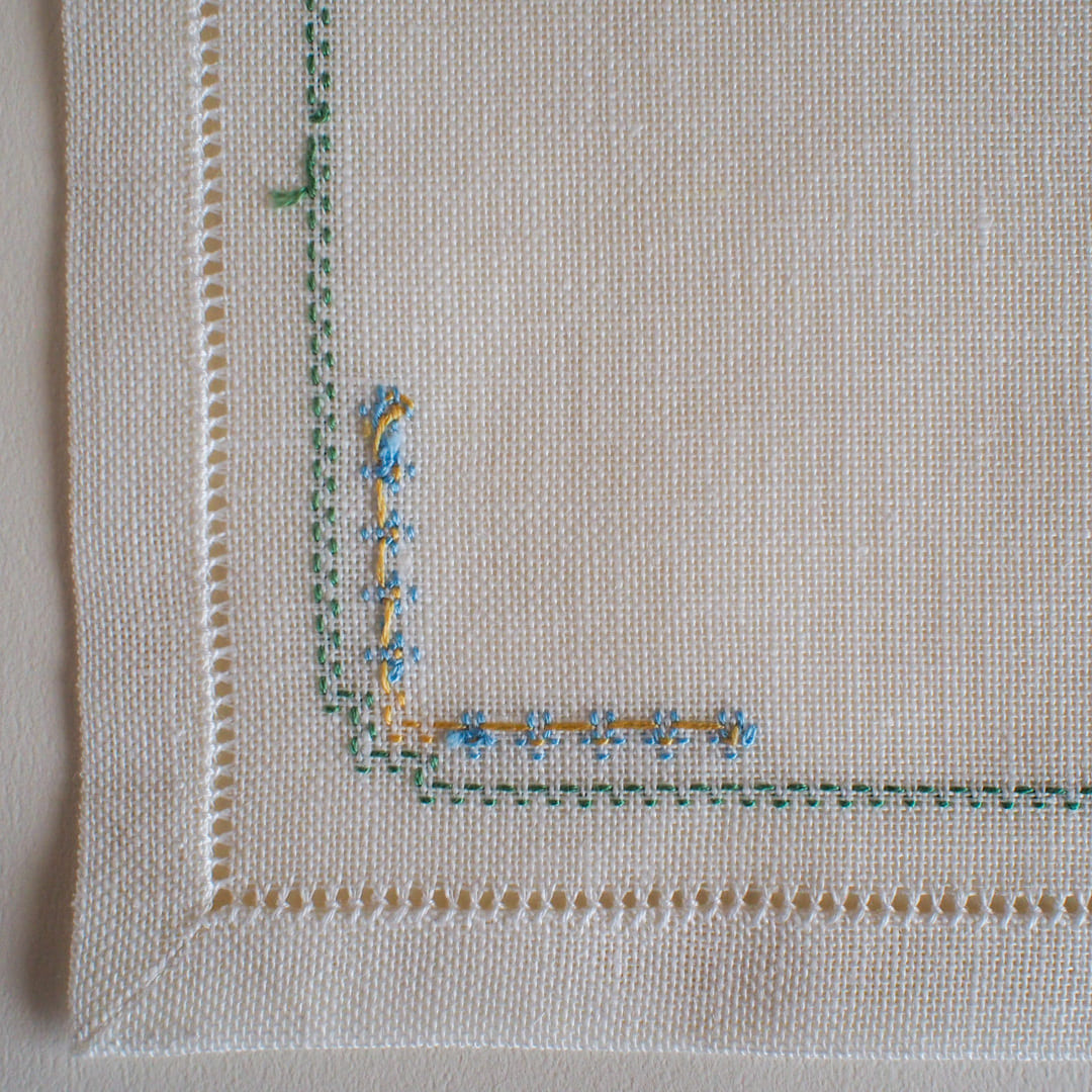 角は額縁仕立て（裏側）