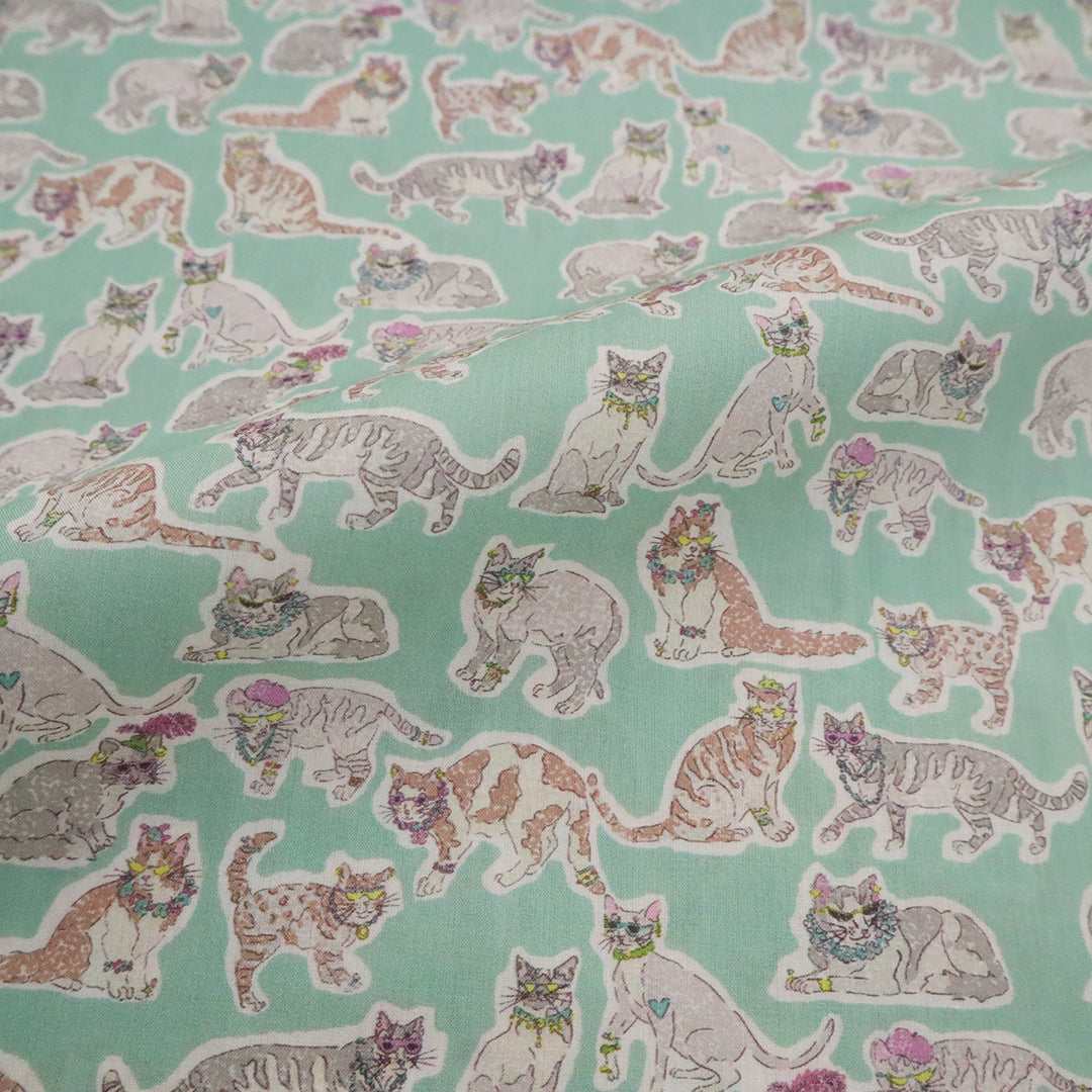 LIBERTY FABRICS「ウィロビー・ミューズ」グリーン