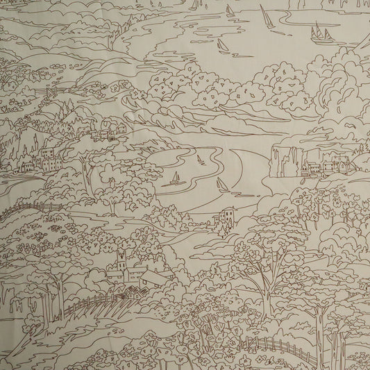 LIBERTY FABRICS「シーサイド・ランブル」クリーム