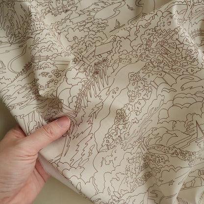 LIBERTY FABRICS「シーサイド・ランブル」クリーム