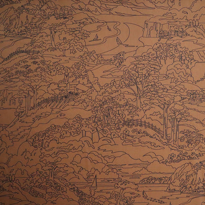 LIBERTY FABRICS「シーサイド・ランブル」ブラウン