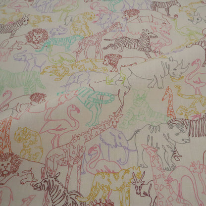 LIBERTY FABRICS「ネオン・サファリ」クリーム