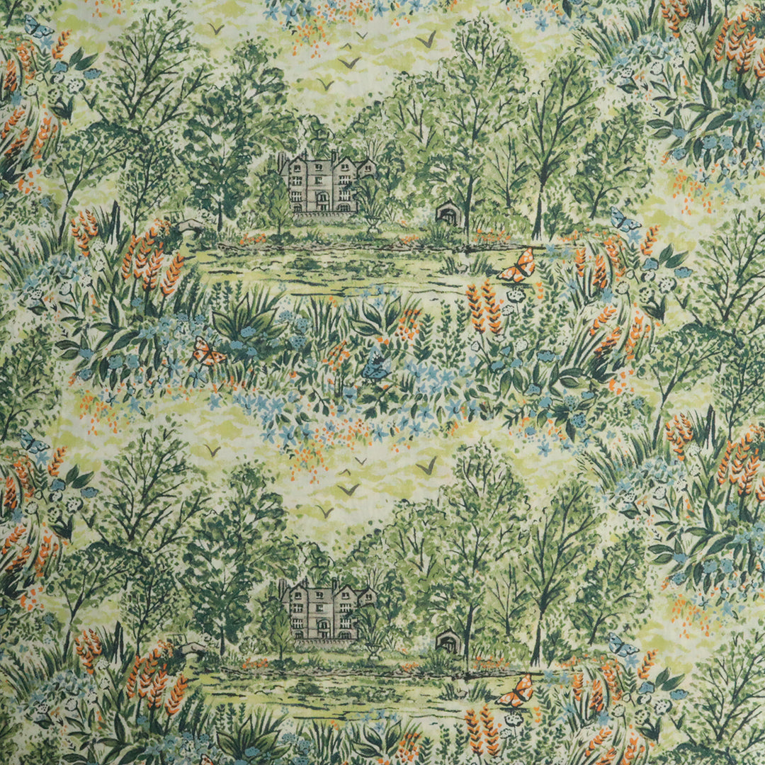 LIBERTY FABRICS「グレンコット･ハウス」グリーン