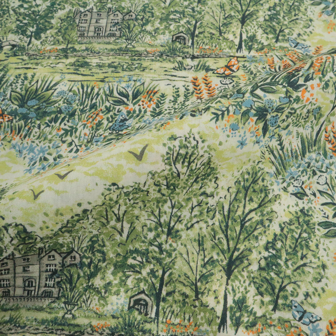 LIBERTY FABRICS「グレンコット･ハウス」グリーン