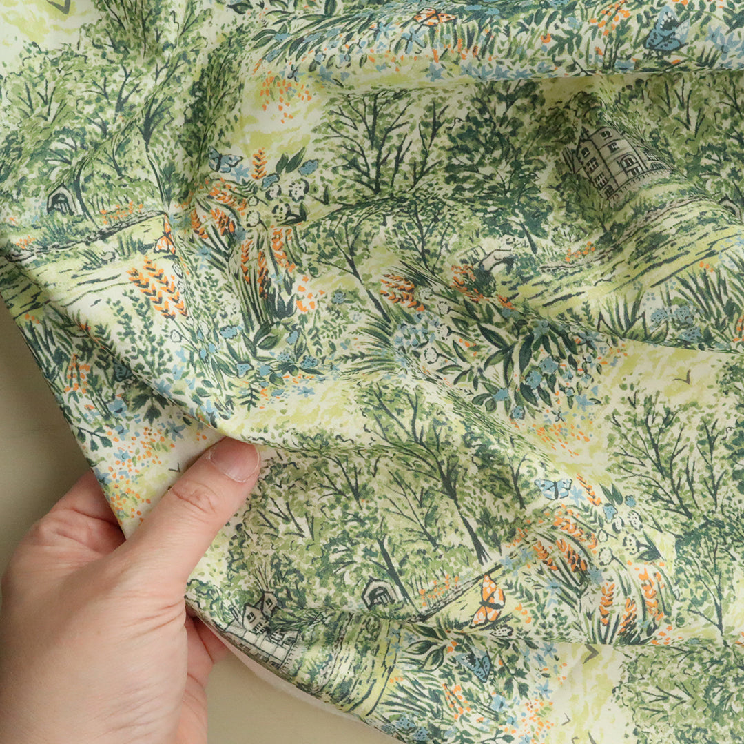 LIBERTY FABRICS「グレンコット･ハウス」グリーン