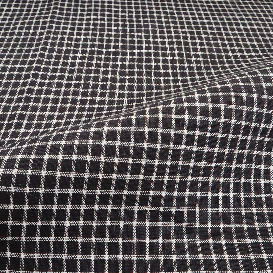 Siulas ネリンガ　グラフチェック　ブラック×ホワイト