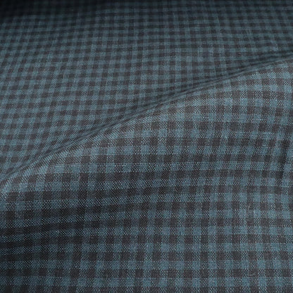 Siulas ネリンガ　ギンガムチェック　ブラック×ネイビー