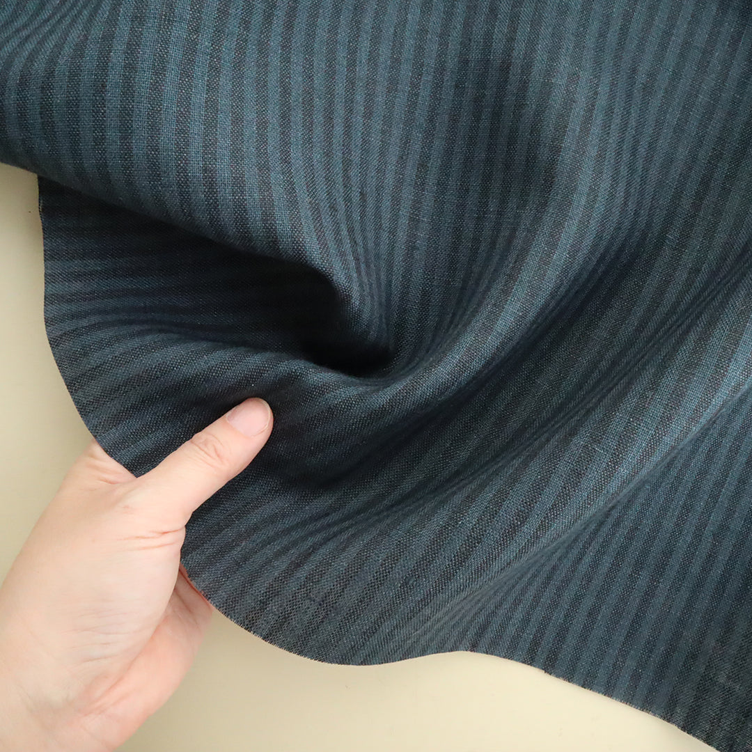 Siulas ネリンガ　ストライプ　ブラック×ネイビー