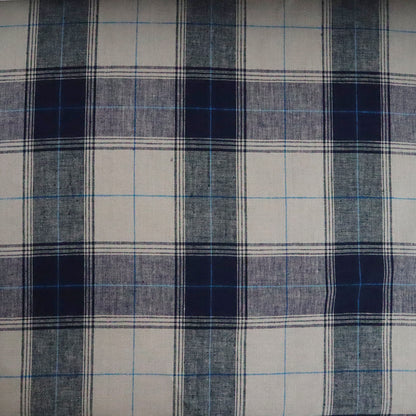 Siulas ネリンガ　オーバーチェック　ネイビー×ベージュ★