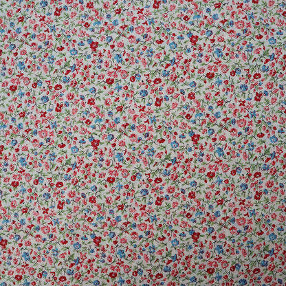 LIBERTY FABRICS　「ポゥジー・メドウ」レッド