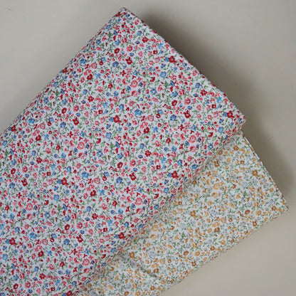LIBERTY FABRICS　「ポゥジー・メドウ」レッド
