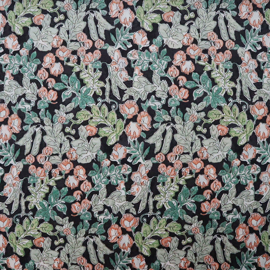 LIBERTY FABRICS　「スイートピー・リーフ」グリーン