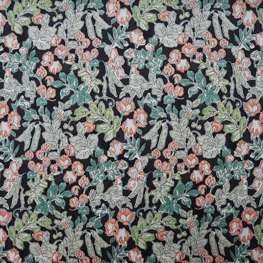 LIBERTY FABRICS　「スイートピー・リーフ」グリーン