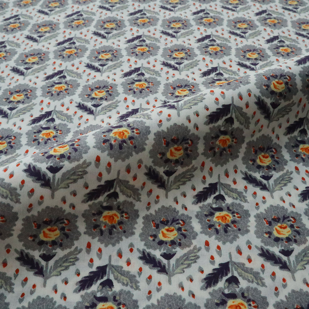 LIBERTY FABRICS　「ローズマリー・パス」グレー