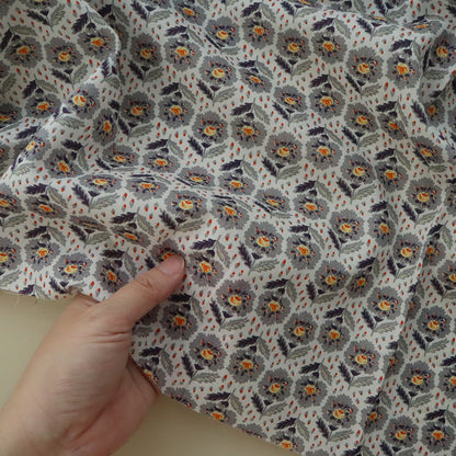 LIBERTY FABRICS　「ローズマリー・パス」グレー