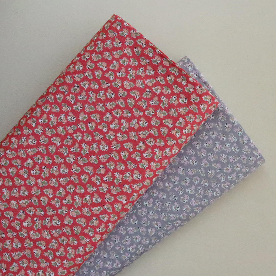 LIBERTY FABRICS　「プリティ・ペア」レッド