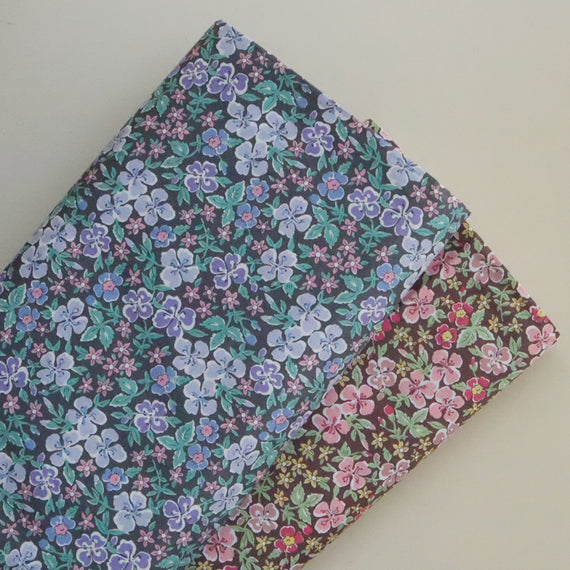 LIBERTY FABRICS　「セドン・フラワーズ」バイオレット