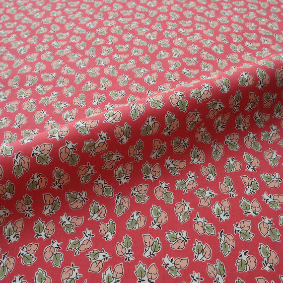 LIBERTY FABRICS　「プリティ・ペア」レッド