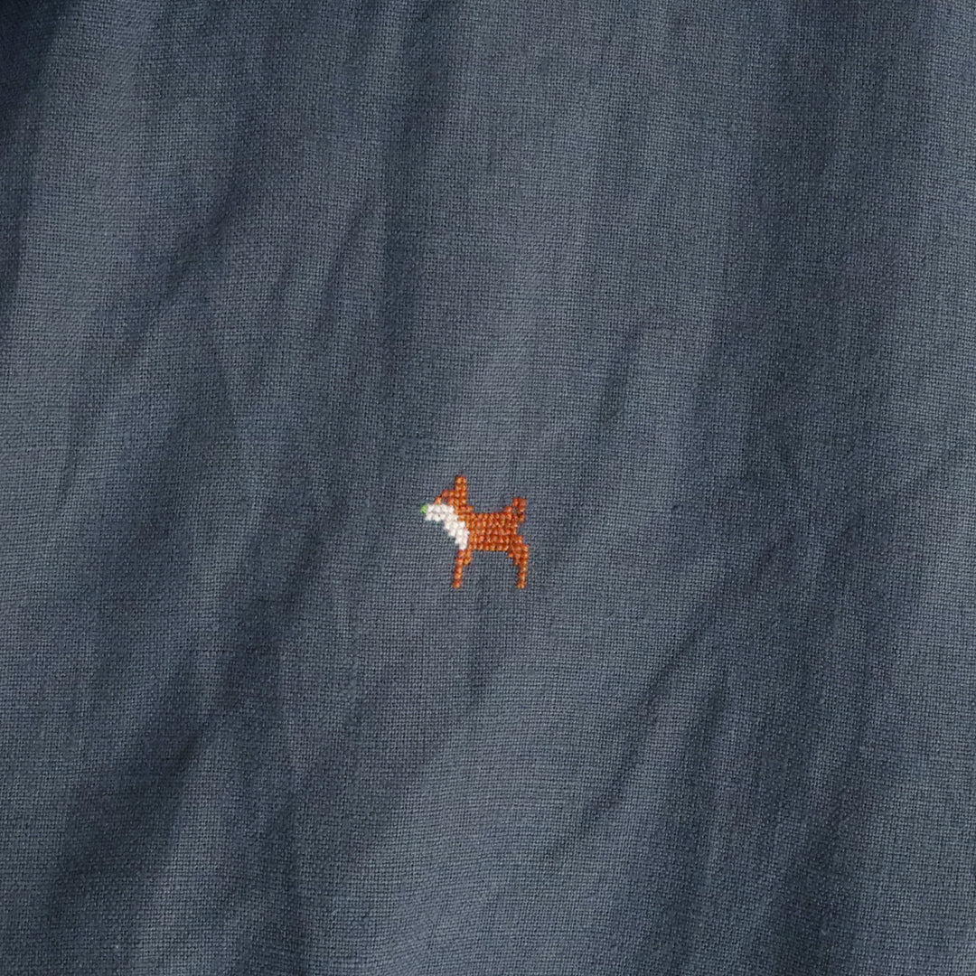 柴犬の刺繍