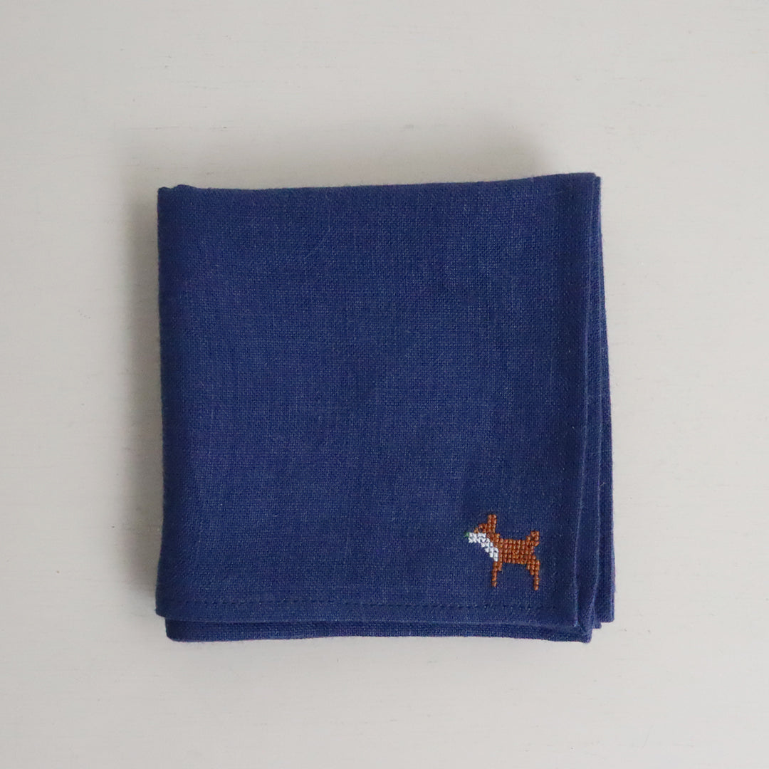 柴犬 ブルーニュイ　40×40cm