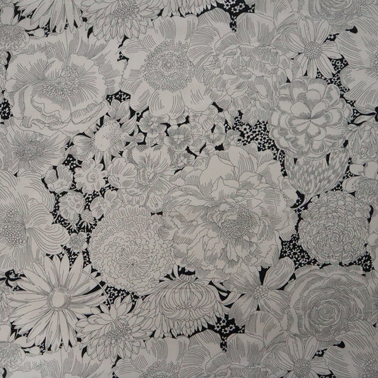 LIBERTY FABRICS　「イングリッシュ・ブルーム」ブラック